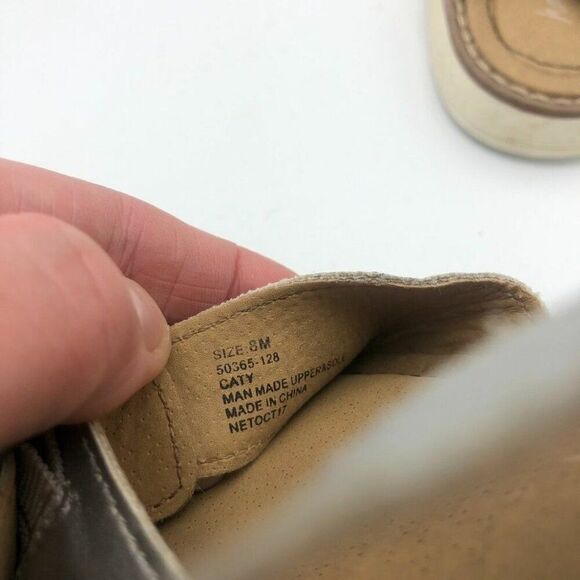 Little Girl's Hanna Andersson Size 8 Silver Sandals Summer Buckle Open Toe Caty - Picture 5 of 6